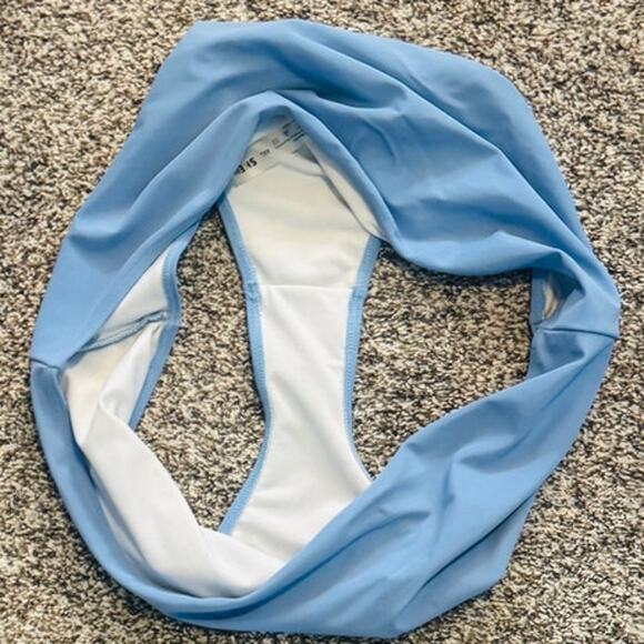 Shein Blue and Orange 2 Piece Swim Dress Plus Size 4XL - Picture 6 of 8